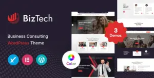Biztech – Corporate & Consulting Business WordPress Theme + RTL