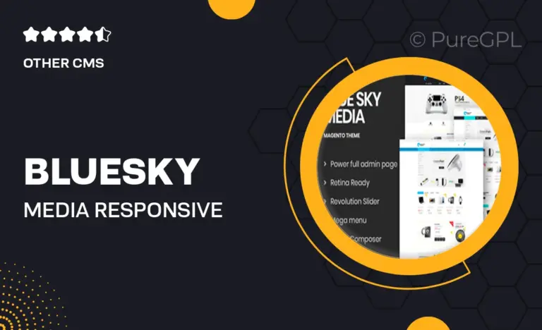 bluesky media responsive magento 2 theme