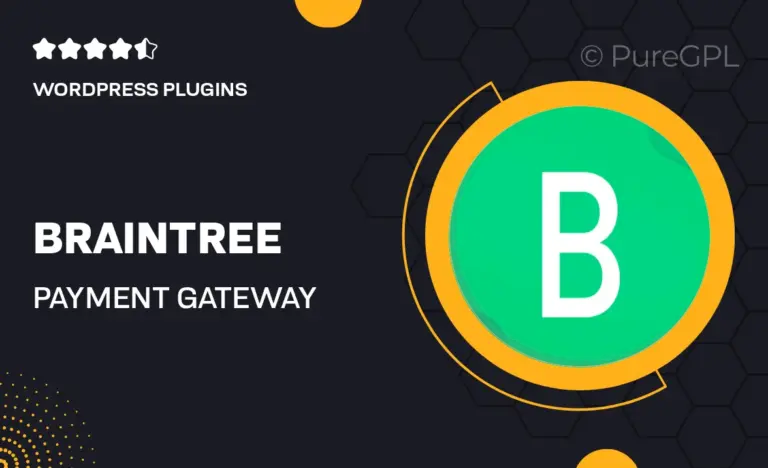 braintree payment gateway addon
