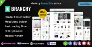 Branchy WP – Elementor Multi-Purpose WooCommerce Responsive Theme