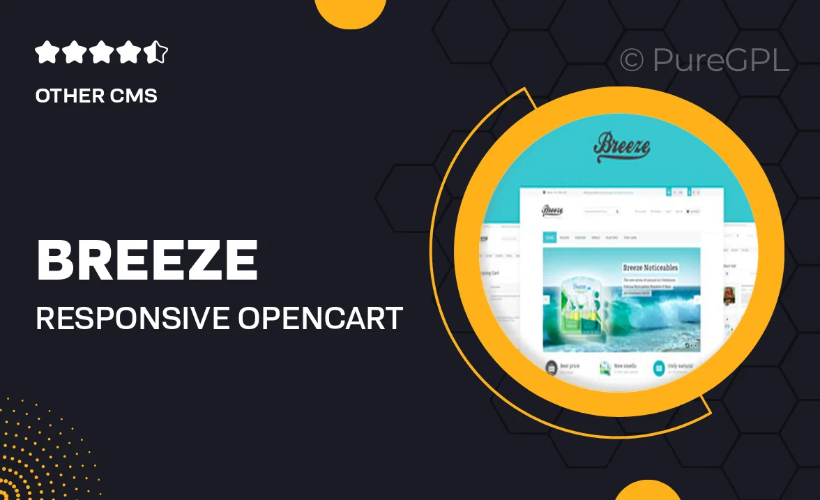 Breeze – Responsive OpenCart Theme