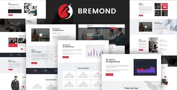 bremond multipurpose business consulting wordpress theme 1
