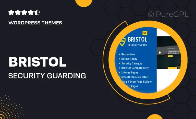 bristol security guarding services wordpress theme