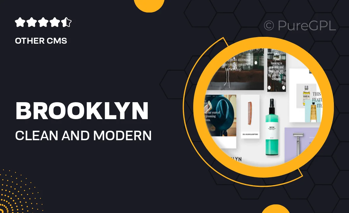 Brooklyn – Clean And Modern Muse Onepager Multipager Design