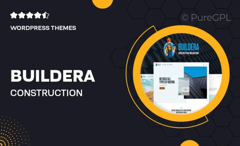buildera construction building wordpress theme
