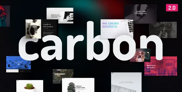 carbon clean minimal multipurpose wordpress theme 1