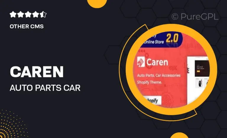 caren auto parts car accessories shopify theme
