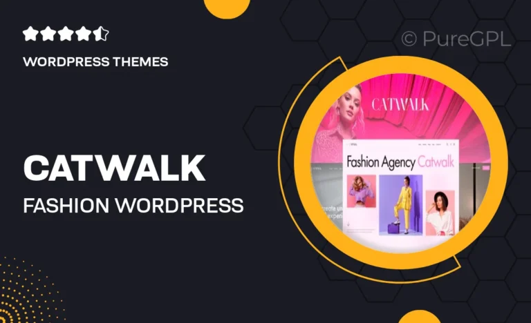 catwalk fashion wordpress theme