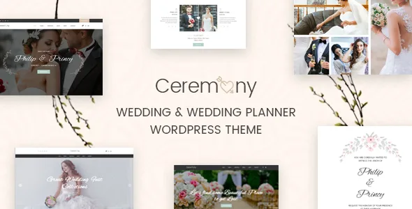 ceremony wedding planner wordpress theme 1
