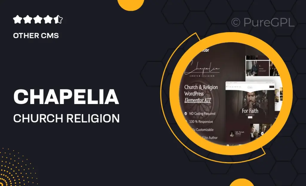 Chapelia – Church & Religion Elementor Pro Template Kit 16 Chapelia – Church & Religion Elementor Pro Template Kit