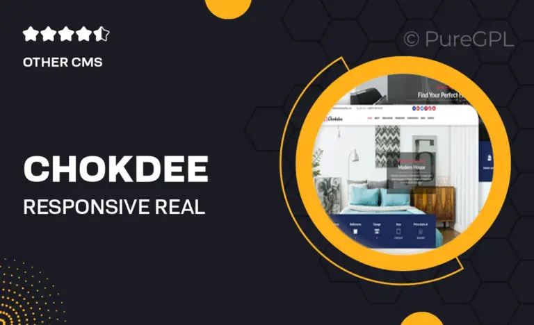 chokdee responsive real estate muse template