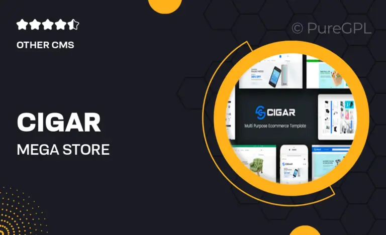 cigar mega store responsive magento theme