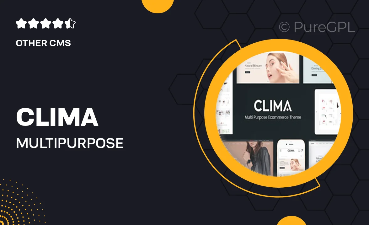 Clima – Multipurpose Prestashop Responsive Theme