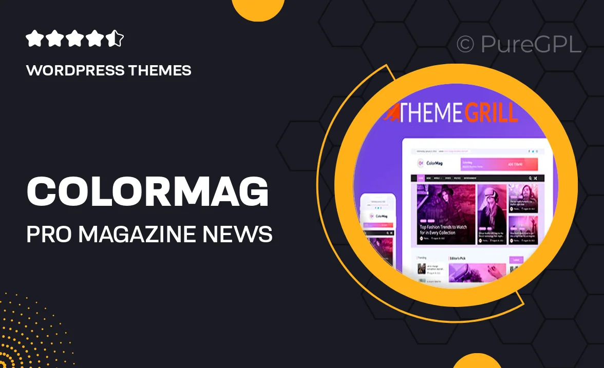 ColorMag Pro – Magazine & News Style WordPress Theme