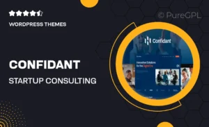 Confidant – Startup & Consulting Services WordPress Theme