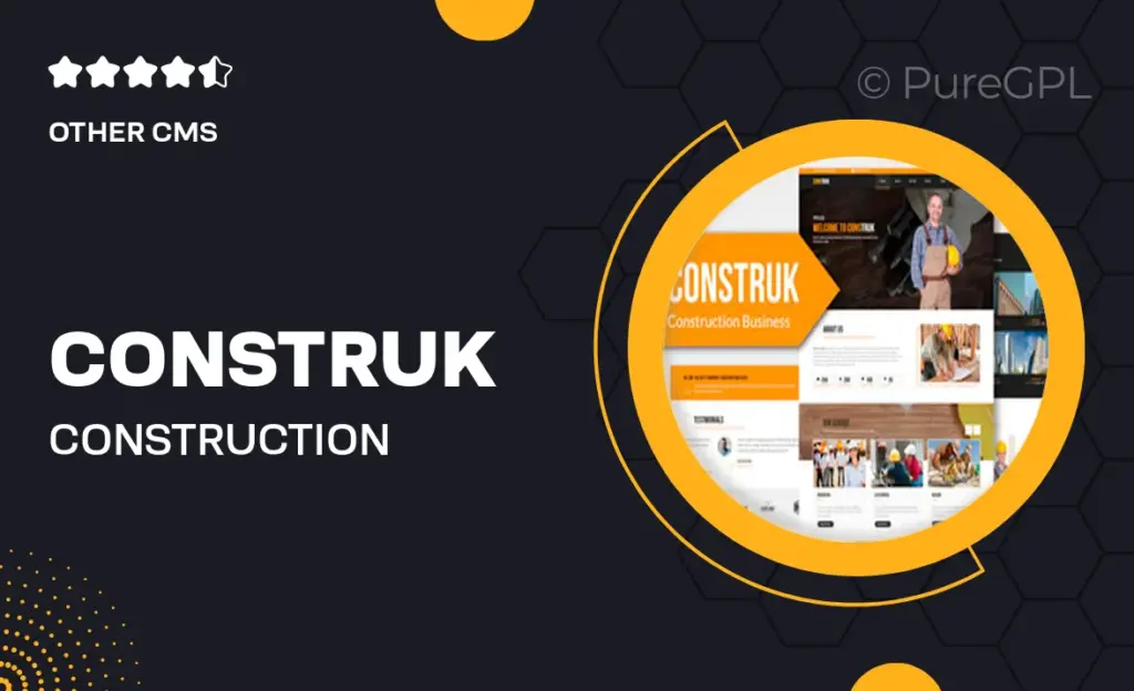 Construk – Construction Business Muse Template YR 37 Construk – Construction Business Muse Template YR