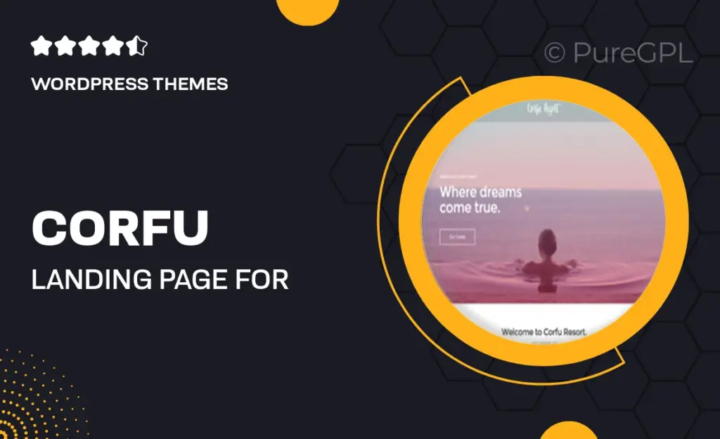 Corfu – Landing Page For Hotels 18 Corfu – Landing Page For Hotels