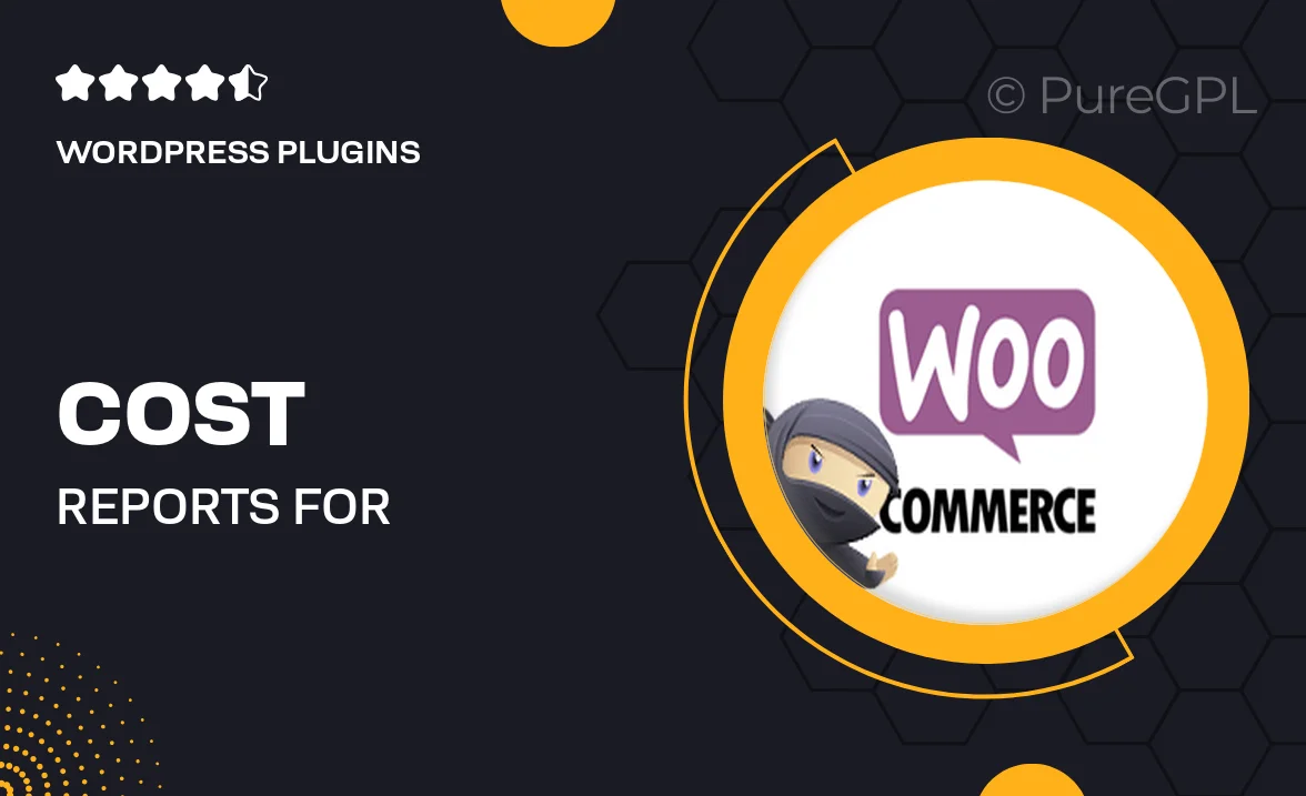 Cost & Reports for WooCommerce