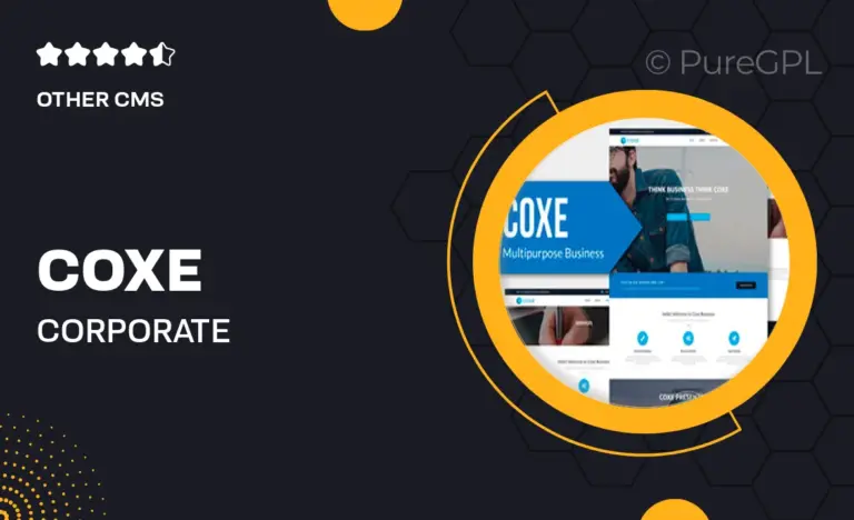 coxe corporate multipurpose muse template yr
