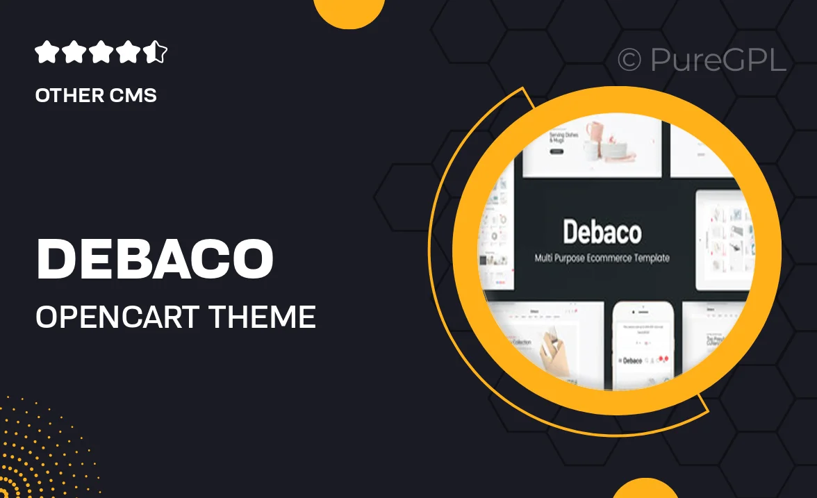 Debaco – OpenCart Theme