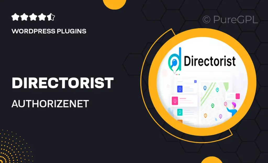 Directorist | Authorize.net 46 Directorist | Authorize.net