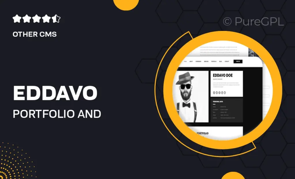 Eddavo – Portfolio and Resume Muse Template 30 Eddavo – Portfolio and Resume Muse Template