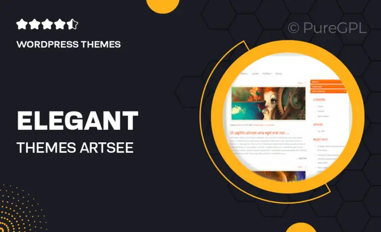 elegant themes artsee