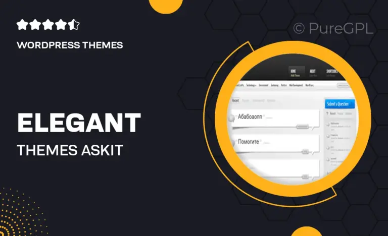 elegant themes askit
