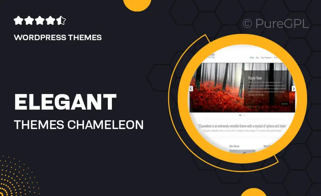 Elegant themes | Chameleon 14 Elegant themes | Chameleon
