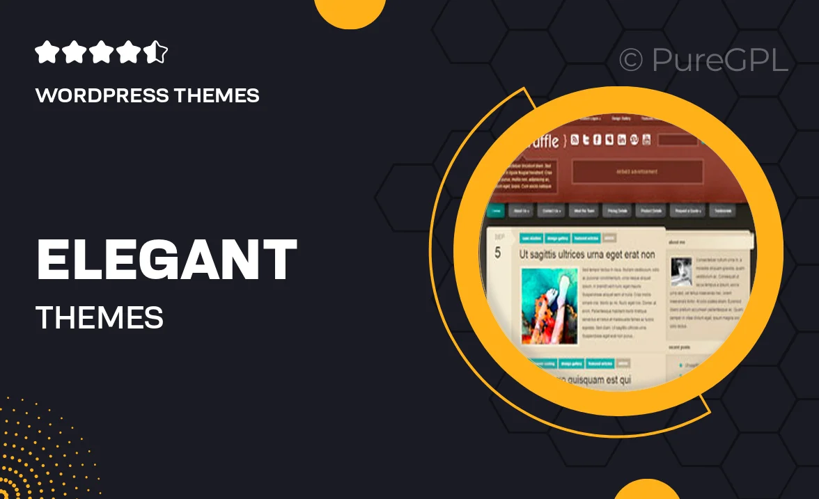 Elegant themes | CherryTruffle