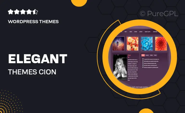 elegant themes cion