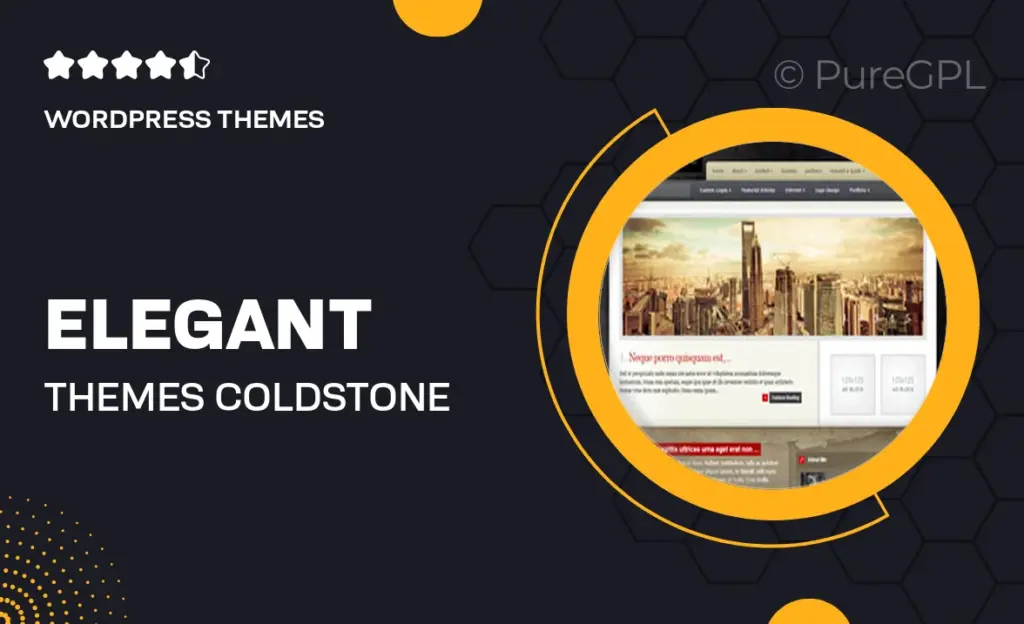 Elegant themes | ColdStone 41 Elegant themes | ColdStone