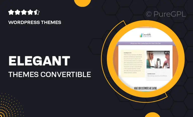 elegant themes convertible