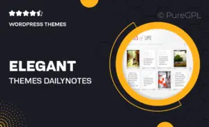 Elegant themes | DailyNotes