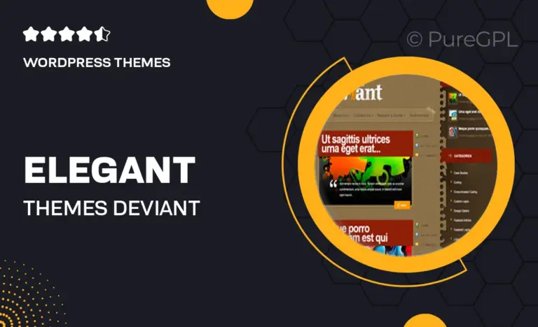 elegant themes deviant