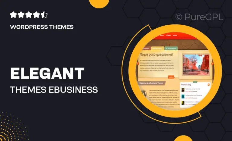 elegant themes ebusiness