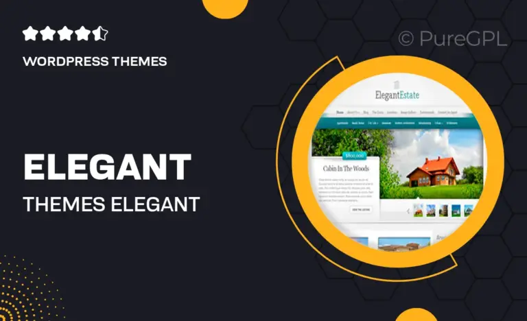 elegant themes elegant estate