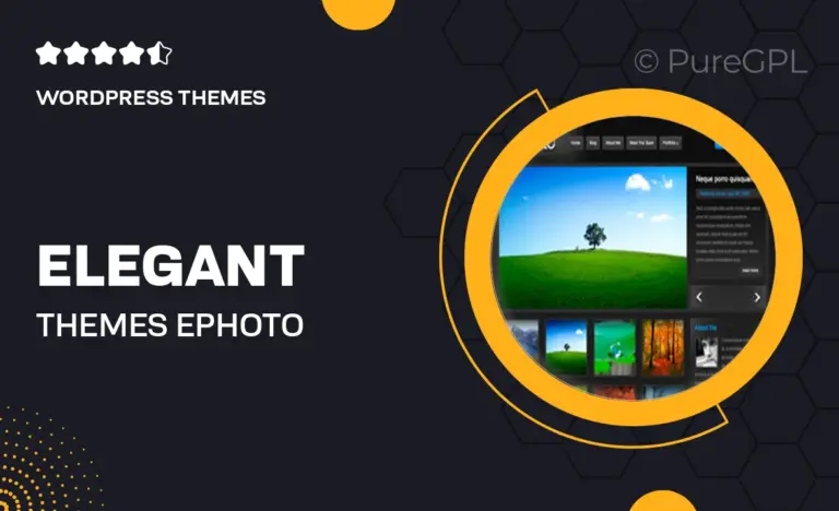elegant themes ephoto