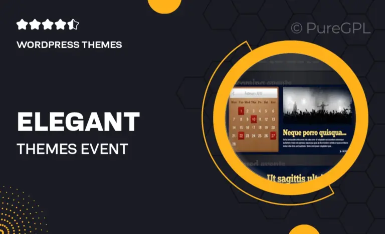 elegant themes event