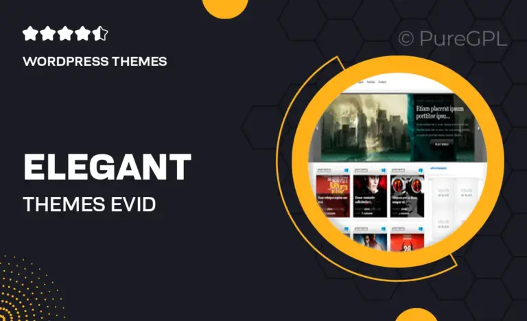 elegant themes evid