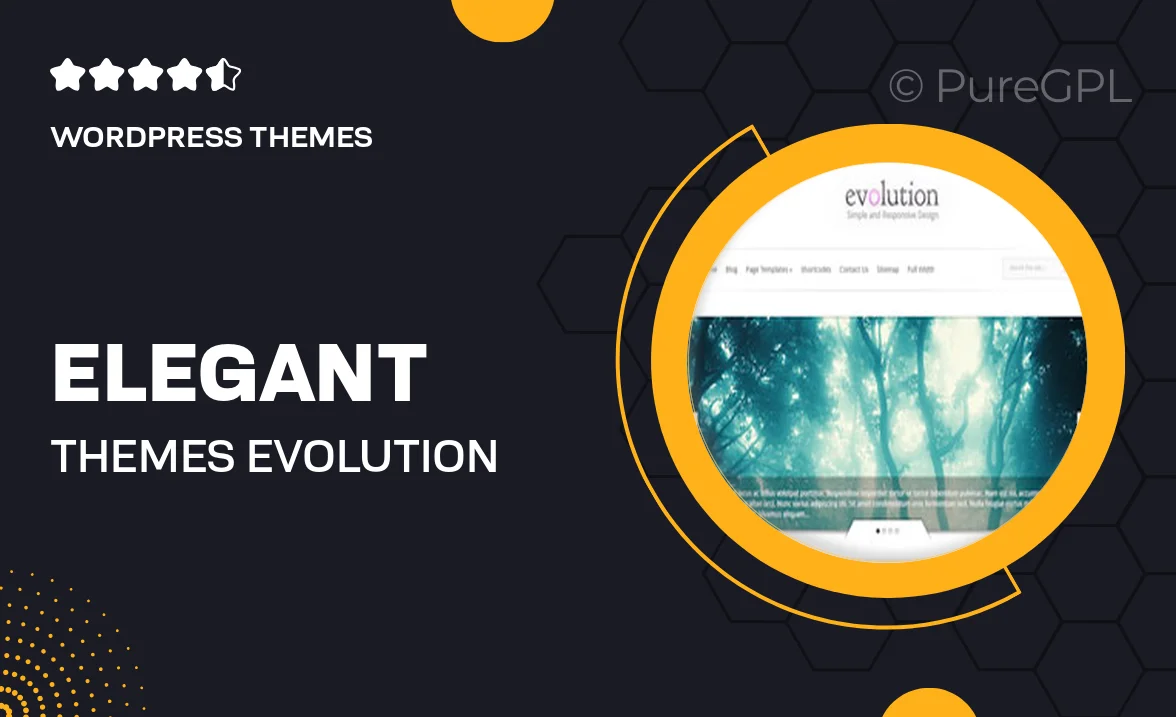 Elegant themes | Evolution