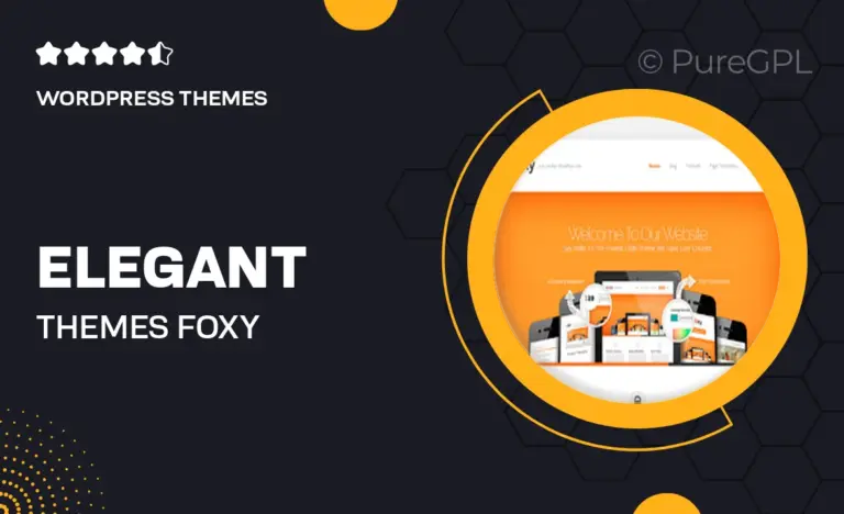 elegant themes foxy