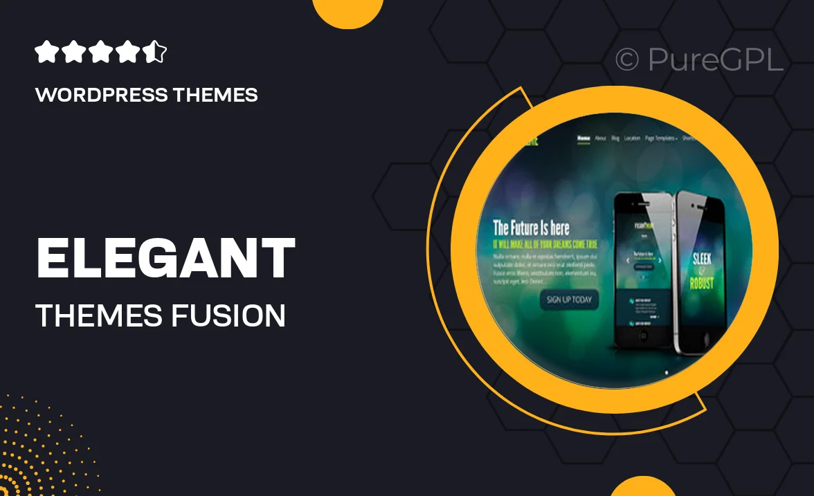 Elegant themes | Fusion