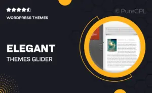 Elegant themes | Glider