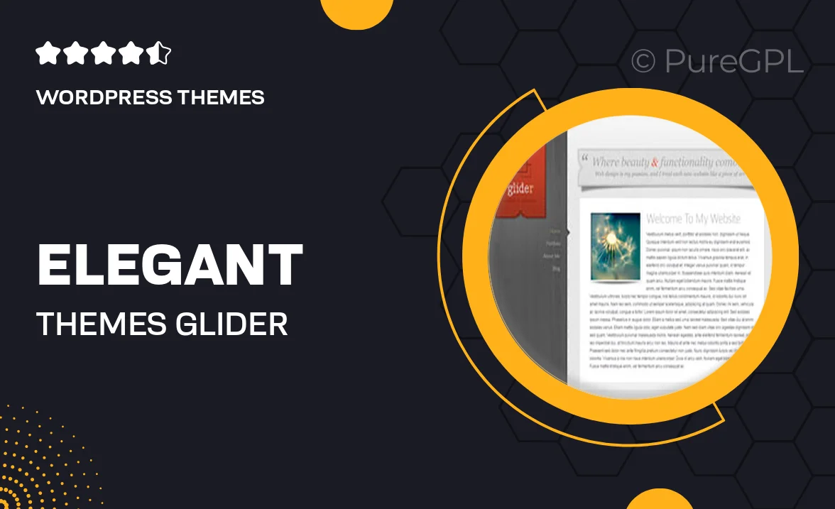 Elegant themes | Glider