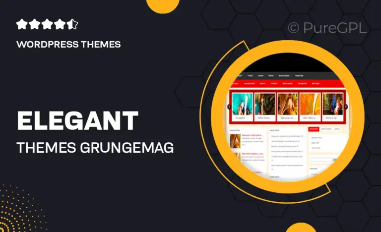 elegant themes grungemag