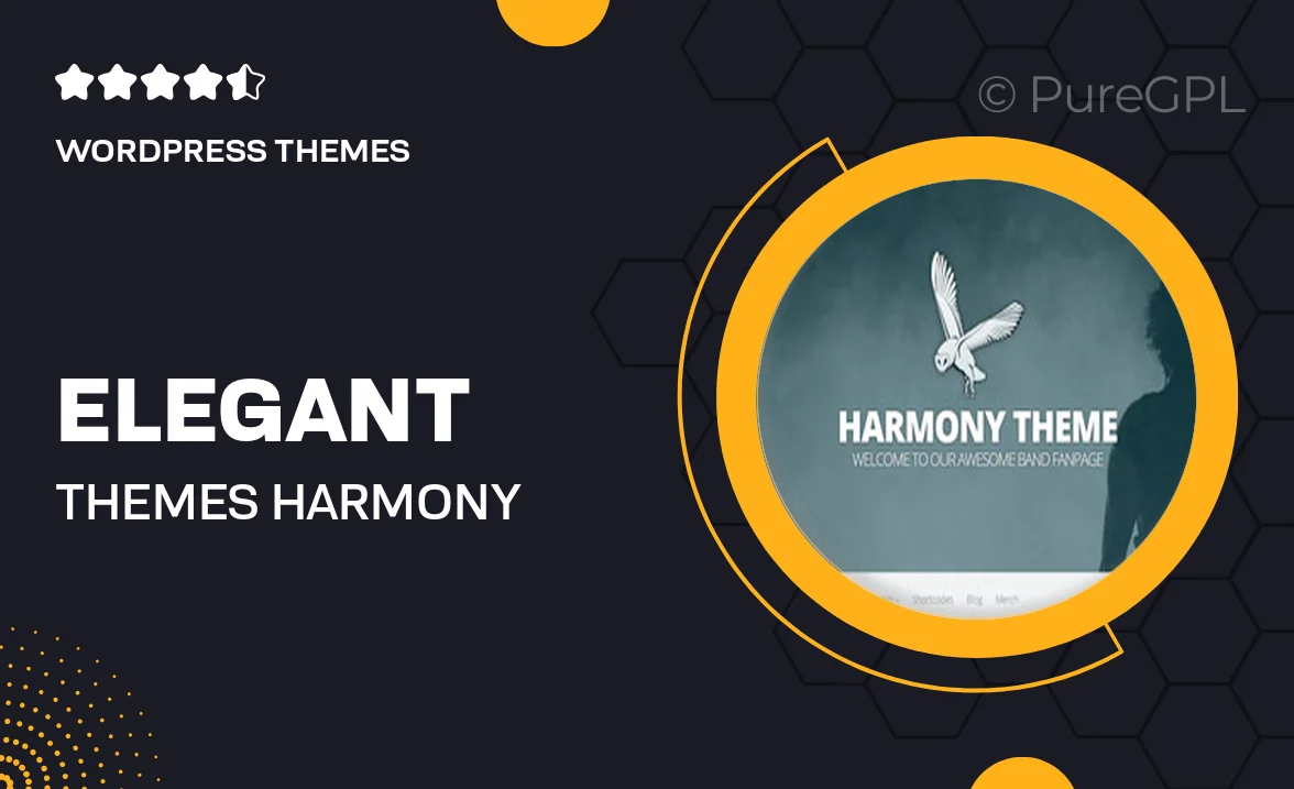 Elegant themes | Harmony