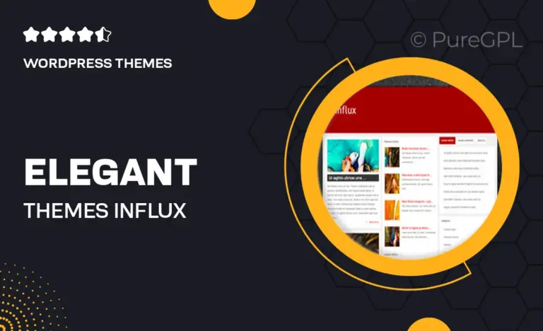 elegant themes influx