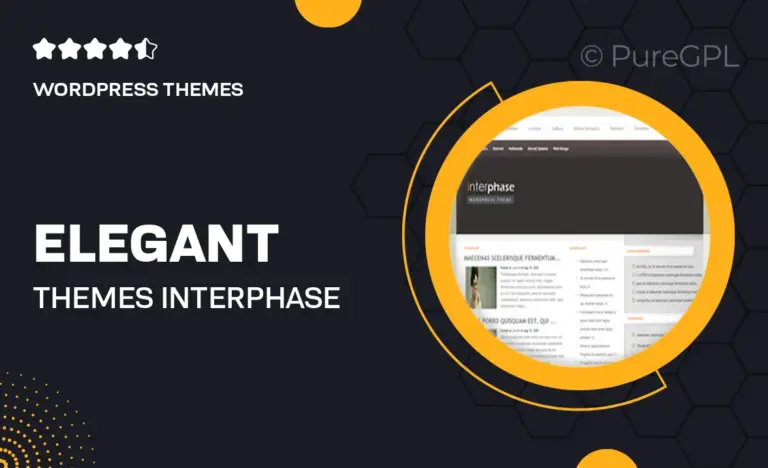 elegant themes interphase