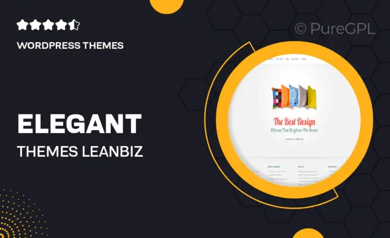 elegant themes leanbiz